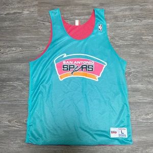 San Antonio Spurs NBA reversible mesh jersey large